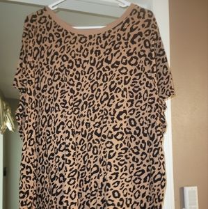 Cheetah print top